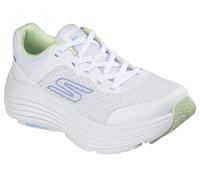 Skechers Donna Max Cushioning Endeavour Canova Trainers, White Synthetic/Mint Trim, 40 EU