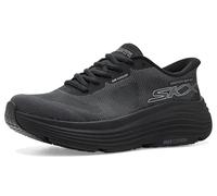 Skechers Donna Max Cushioning Endeavour Hallandale Slip-In ALLENATRICE, Black Textile/Black Trim, 40 EU