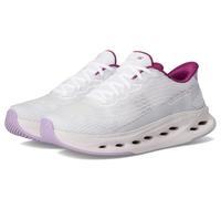 Skechers Max Cushioning Glide-Step Sapphire, Scarpe da Ginnastica Donna, White & Lavender Textile/Synthetic, 38.5 EU
