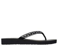 Skechers Donna Meditation - Lucky One Sandali in Nero, Taglia 42, Vegan