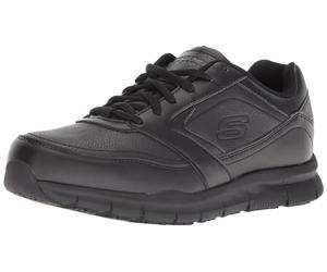 Skechers Donna Nampa-wyola Food Service Shoe, Nero, 36 EU