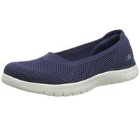 Skechers Donna On-The-Go Flex Wonderous Trainers, Navy Textile Trim, 41 EU