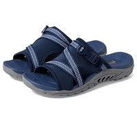 Skechers Donna Reggae - Sandalo Slide Thru, Navy, 39 EU