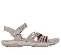 Skechers Donna Reggae Slim - Coffee Run Sandali in Talpa, Taglia 39, Vegan, Lavabile in lavatrice