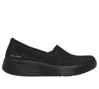 Skechers Donna Relaxed Fit: Arch Fit Laguna - Adore Her Slip-On Shoes in Nero, Taglia 41, Vegan, Lavabile in lavatrice