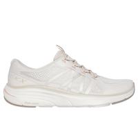 Skechers Donna Relaxed Fit: D'Lux Comfort 2.0 - Victory Sneaker in Naturale, Taglia 37.5, Vegan, Lavabile in lavatrice