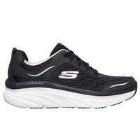 Skechers Donna Relaxed Fit: D'Lux Walker - Infinite Motion Sneaker in Nero/Rosa, Taglia 35