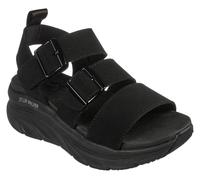 Skechers D'lux Walker Retro Cosmos, Sandali Donna, Nero, 40 EU