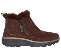 Skechers Easy Going Cool Zip, Stivaletto Donna, Chocolate, 42 EU