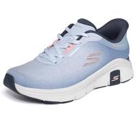 Skechers Donna Slip-ins Relaxed Fit: Flex - Soft Icon Sneaker in Blu Chiaro, Taglia 39, Vegan, Lavabile in lavatrice