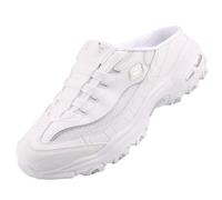 Skechers Donna Sabot, Bianco argento, 41 EU