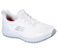 Skechers Donna Scarpa da Lavoro SQUAD SR Professionali Sneaker 77222EC Bianco