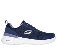 Skechers Donna Skech-Air Dynamight 2.0 - New Heights Sneaker in Blu Navy Blue/Lavanda, Taglia 36, Vegan, Lavabile in lavatrice