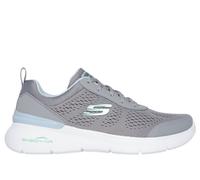 Skechers Donna Skech-Air Dynamight 2.0 - New Heights Sneaker in Grigio/Blu Chiaro, Taglia 38, Vegan, Lavabile in lavatrice