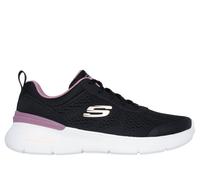 Skechers Donna Skech-Air Dynamight 2.0 - New Heights Sneaker in Nero/Malva, Taglia 39, Vegan, Lavabile in lavatrice