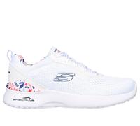 Skechers Donna Skech-Air Dynamight - Laid Out Sneaker in Bianco/Multicolore, Taglia 39, Vegan