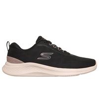 Skechers Donna Skech-Lite Pro 2.0 - Brilliant Shimmer Sneaker in Nero/Rosa Oro, Taglia 38.5, Vegan, Lavabile in lavatrice