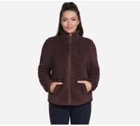 Skechers Donna Skech-Sherpa Giacca in Caffe', Taglia Largo