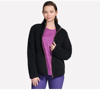 Skechers Donna Skech-Sherpa Giacca in Nero, Taglia 2XL
