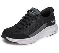 Skechers Donna Slip-in Contour Foam Trainers - Cozy Fit Sneaker, Black, 36.5 EU Larga