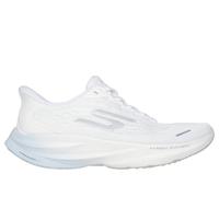 Skechers Donna Slip-ins: Aero Spark Sneaker in Bianco/Argento, Taglia 39.5, Vegan, Lavabile in lavatrice , Arch Fit , Hyper Burst