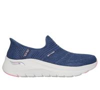 Skechers Donna Slip-ins: Arch Fit 2.0 - Right as Rain Sneaker in Blu Navy Blue/Rosa, Taglia 35, Vegan