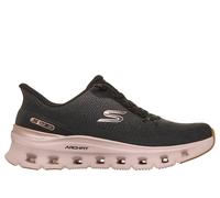 Skechers Donna Slip-ins: Arch Fit Glide-Step Pro - Golden Pace Sneaker in Nero/Rosa Oro, Taglia 37, Vegan, Lavabile in lavatrice
