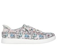 Skechers Donna Slip-ins: BOBS D'Vine - Flower Kitty Sneaker in Naturale, Taglia 41, Vegan, Lavabile in lavatrice