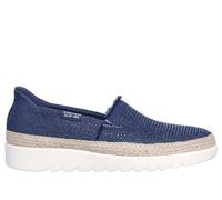 Skechers Donna Slip-ins: BOBS Flexpadrille HI - Glitz Glider Slip-On Shoes in Blu Navy Blue, Taglia 37.5, Vegan