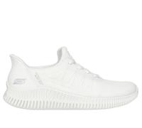 Skechers Donna Slip-ins: BOBS Geo Lite - Divine Pace Sneaker in Bianco, Taglia 38.5, Lavabile in lavatrice