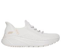 Skechers Donna Slip-ins: BOBS Sport Sparrow 2.0 - Lucky Run Sneaker in Bianco, Taglia 38, Lavabile in lavatrice