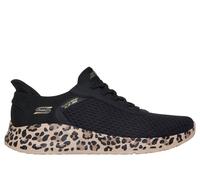 Skechers Donna Slip-ins: BOBS Sport Squad Chaos - Daily Prowl Sneaker in Nero, Taglia 37.5, Lavabile in lavatrice