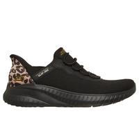 Skechers Donna Slip-ins: BOBS Sport Squad Chaos - Seize The Hour Sneaker in Nero, Taglia 36.5, Vegan, Lavabile in lavatrice