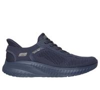 Skechers Donna Slip-ins: BOBS Sport Squad Chaos Sneaker in Blu Navy Blue Scuro, Taglia 39.5, Vegan, Lavabile in lavatrice