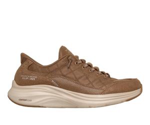 Skechers Donna Slip-ins: Contour Foam - Cozy Fit Natural Ease Sneaker in Nocciola, Taglia 37.5