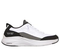 Skechers Donna Slip-ins: Contour Foam - Cozy Fit Sneaker in Bianco/Nero, Taglia 36, Vegan, Lavabile in lavatrice