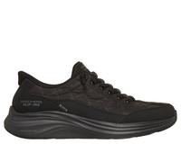 Skechers Donna Slip-ins: Contour Foam - Cozy Fit Sneaker in Nero, Taglia 36, Vegan, Lavabile in lavatrice