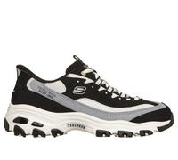 Skechers Donna Slip-ins: D'Lites - Smooth Nostalgia Sneaker in Nero/Naturale, Taglia 35