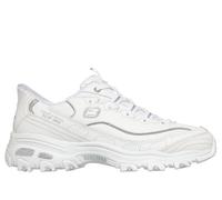 Skechers Donna Slip-ins: D'Lites - Winning Choice Sneaker in Bianco/Argento, Taglia 37