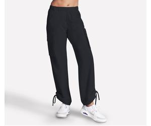 Skechers Donna Slip-ins Everywhere Cargo Pantaloni in Nero, Taglia Medio
