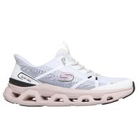 Skechers Donna Slip-ins: Glide-Step Altus - Fast Lane Sneaker in Bianco/Nero/Rosa, Taglia 41, Vegan, Lavabile in lavatrice