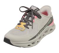 Skechers Donna Slip-Ins Glide Step Altus Grigio Rosa Fashion Trainers - 40 EU