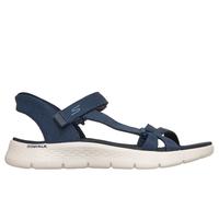 Skechers Donna Slip-ins: GO WALK Flex Sandali - Illuminate in Blu Navy Blue, Taglia 38, Vegan, Lavabile in lavatrice