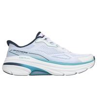 Skechers Donna Slip-ins: Max Cushioning Arch Fit 2.0 - Azusah Sneaker in Bianco/Verde Acqua, Taglia 40, Vegan, Lavabile in lavatrice