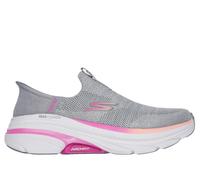 Skechers Donna Slip-ins: Max Cushioning Arch Fit 2.0 - Cambridge Sneaker in Grigio/Rosa, Taglia 38, Vegan, Lavabile in lavatrice