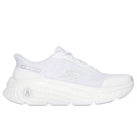 Skechers Donna Slip-ins: Max Cushioning Hyper Craze 2.0 Sneaker in Bianco/Argento, Taglia 36, Vegan, Lavabile in lavatrice , Hyper Burst