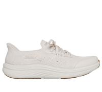 Skechers Donna Slip-ins: Max Cushioning Lite Aura - Quinn Slip-On Shoes in Naturale, Taglia 37, Vegan, Lavabile in lavatrice