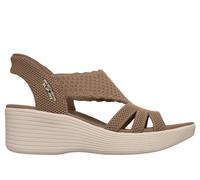 Skechers Donna Slip-ins: Parallel Lite - Summer Invite Wedge in Marrone, Taglia 38, Vegan, Lavabile in lavatrice