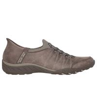 Skechers Donna Slip-ins Relaxed Fit: Breathe-Easy - Home-Body Sneaker in Talpa Scuro, Taglia 38.5, Vegan