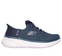 Skechers Donna Slip-ins Relaxed Fit: Edgeride Sneaker in Blu Navy Blue/Lavanda, Taglia 37.5, Vegan, Lavabile in lavatrice